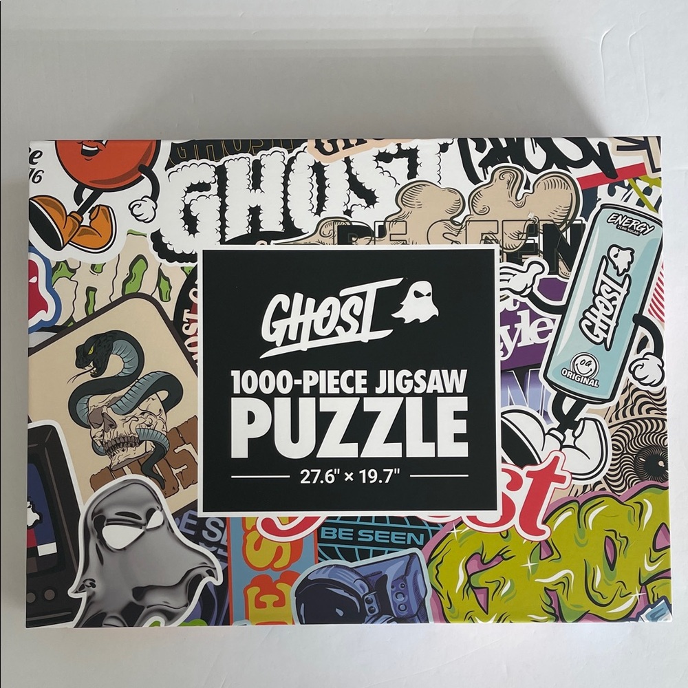 GHOST Energy Drink 1000-Piece Jigsaw Puzzle Colorful Sticker Art